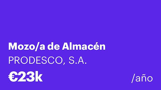 Mozo/a de Almacén