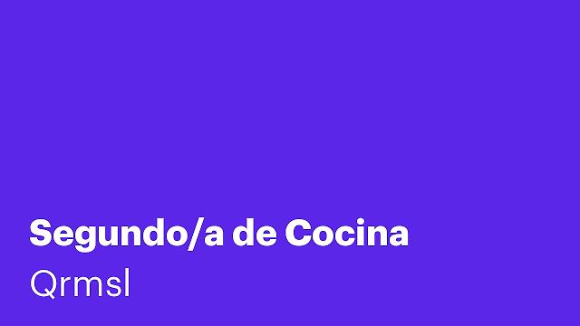 Segundo/a de Cocina