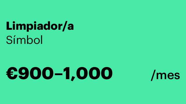 Limpiador/a