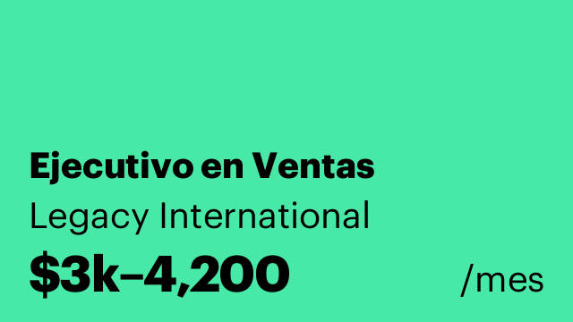 Ejecutivo en Ventas
