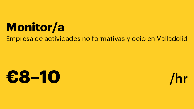 Monitor/a