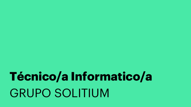 Técnico/a Informatico/a
