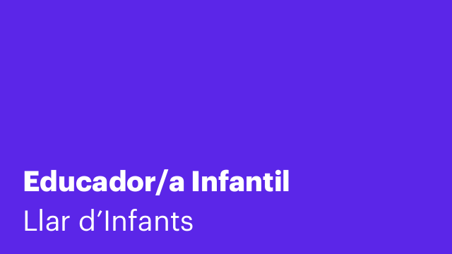 Educador/a Infantil