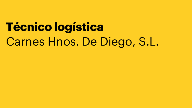 Técnico logística