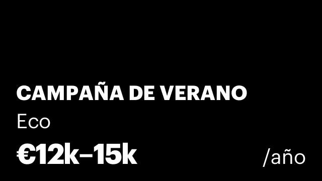 CAMPAÑA DE VERANO
