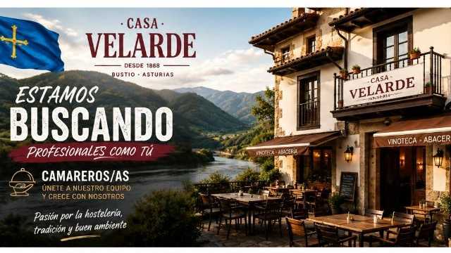 “Camarero/a Asturias