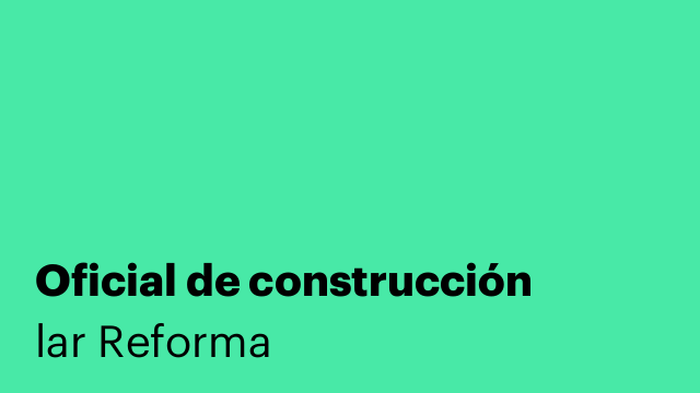 Oficial de construcción