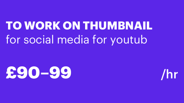 TO WORK ON THUMBNAIL