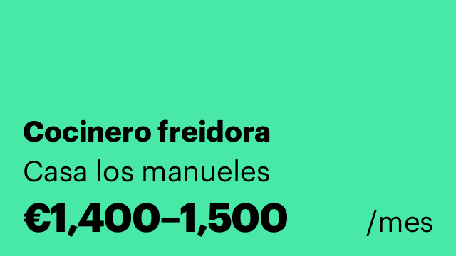 Cocinero freidora