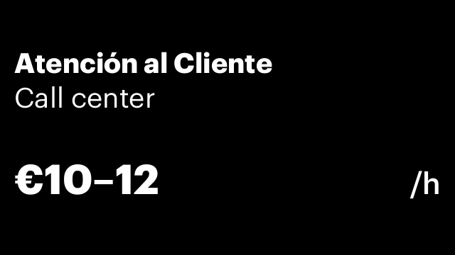 Atención al Cliente