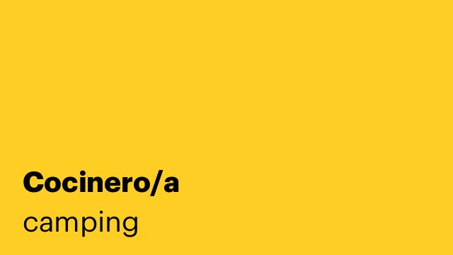 Cocinero/a