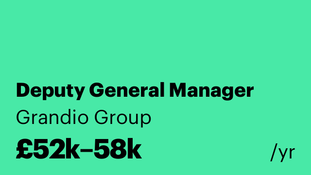 Deputy General Manager