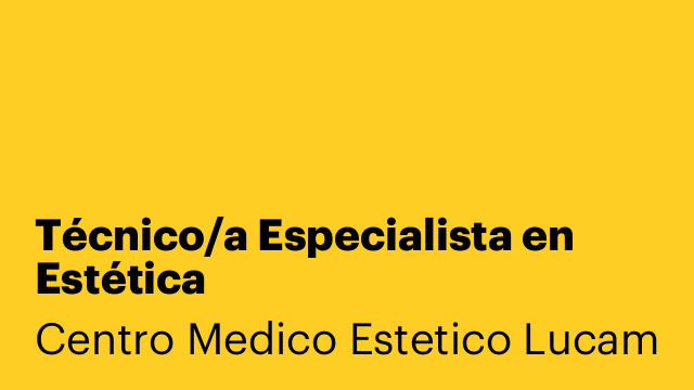 Técnico/a Especialista en Estética