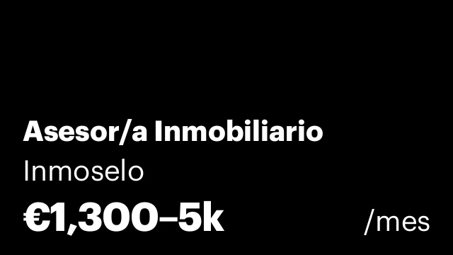 Asesor/a Inmobiliario