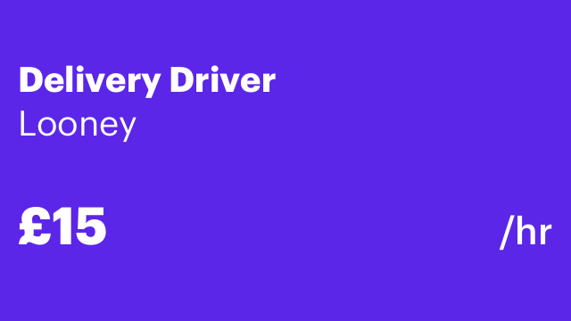 Delivery Driver