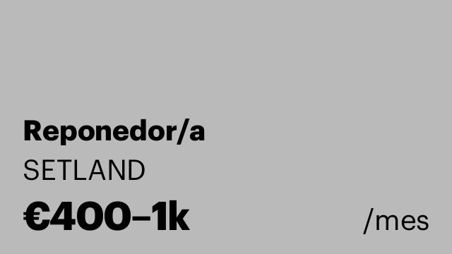 Reponedor/a