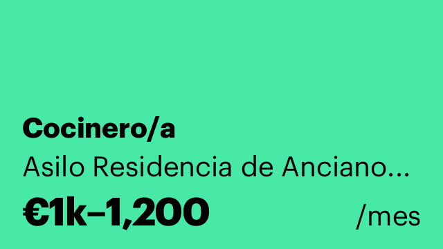 Cocinero/a