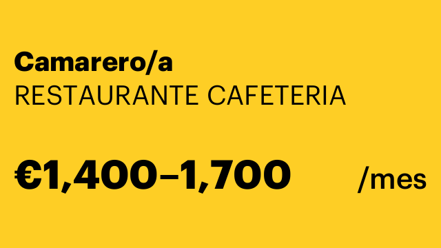Camarero/a