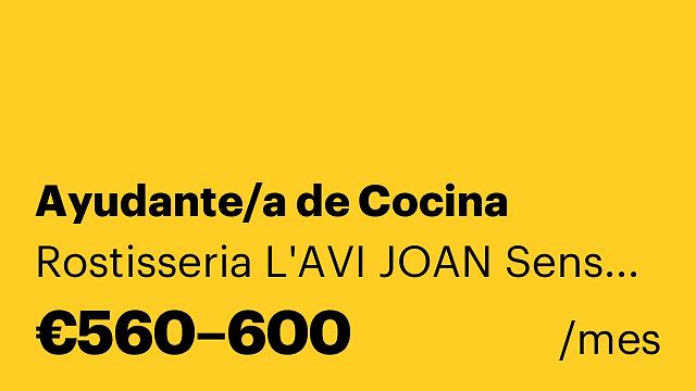 Ayudante/a de Cocina