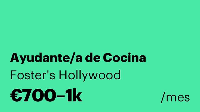 Ayudante/a de Cocina