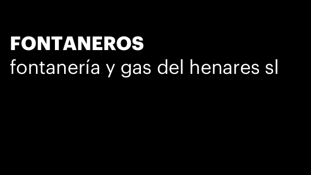 FONTANEROS