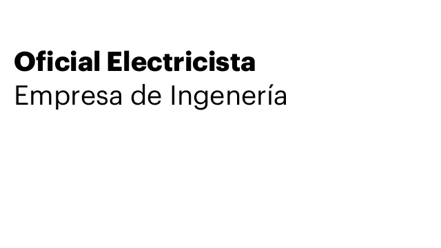 Oficial Electricista