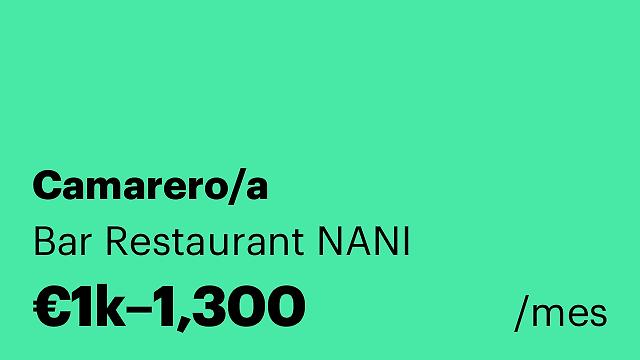 Camarero/a