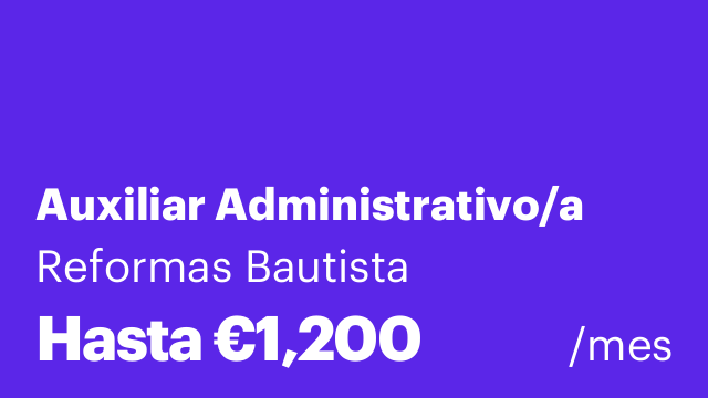 Auxiliar Administrativo/a