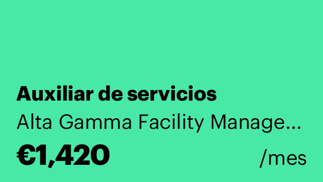 Auxiliar de servicios