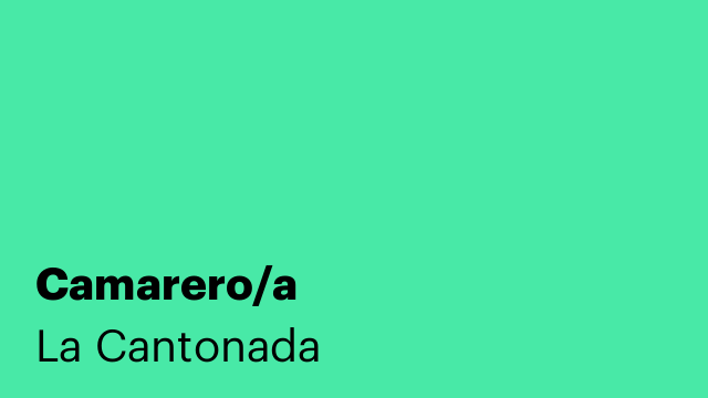 Camarero/a