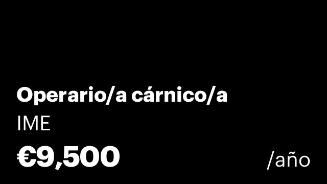 Operario/a cárnico/a