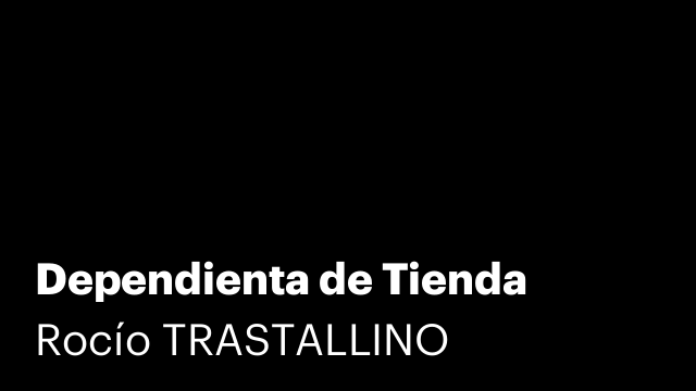Dependienta de Tienda