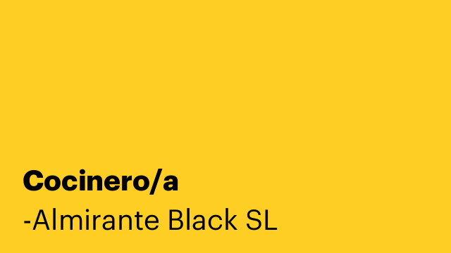Cocinero/a