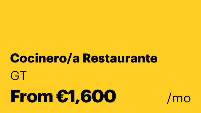 Cocinero/a Restaurante