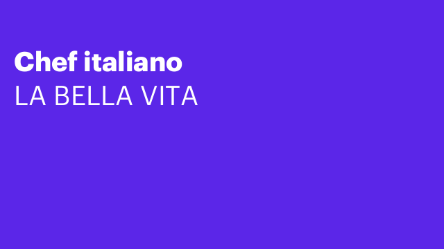 Chef italiano