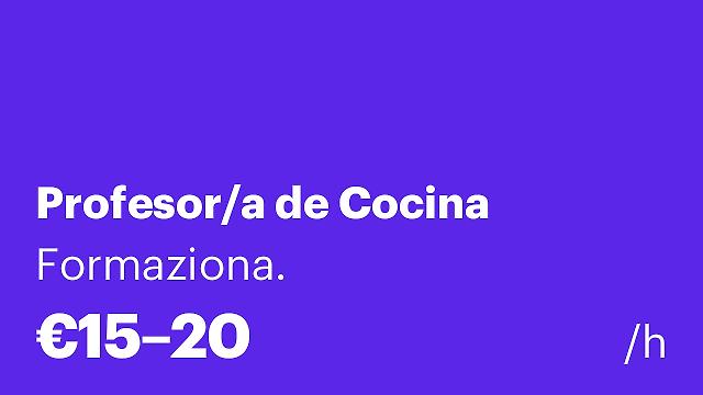 Profesor/a de Cocina