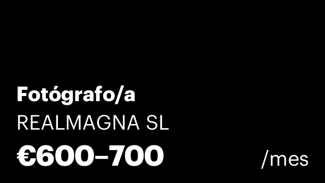 Fotógrafo/a