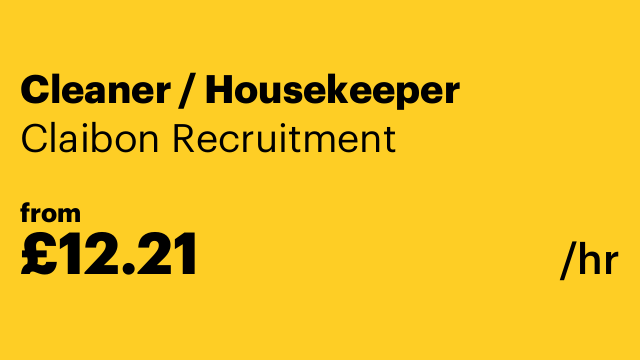 Cleaner / Housekeeper