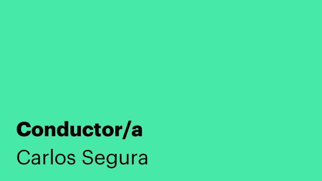 Conductor/a