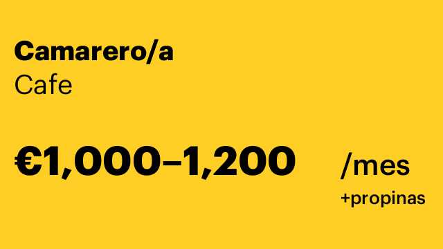 Camarero/a