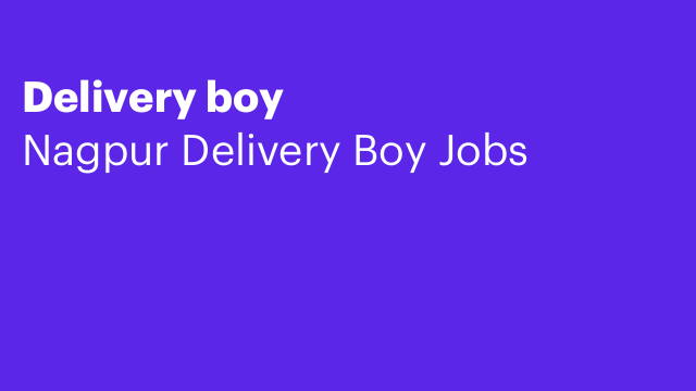 Delivery boy