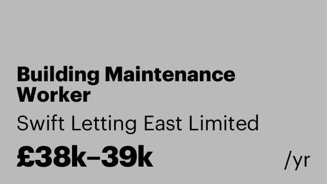 Building Maintenance Worker