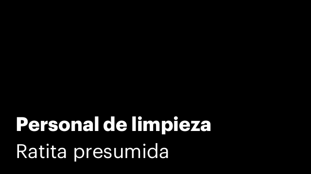 Personal de limpieza