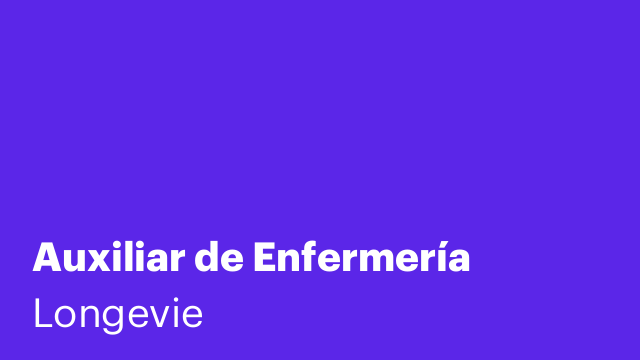 Auxiliar de Enfermería
