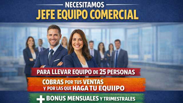 Jefe/a de Equipo comercial energia 100% remoto