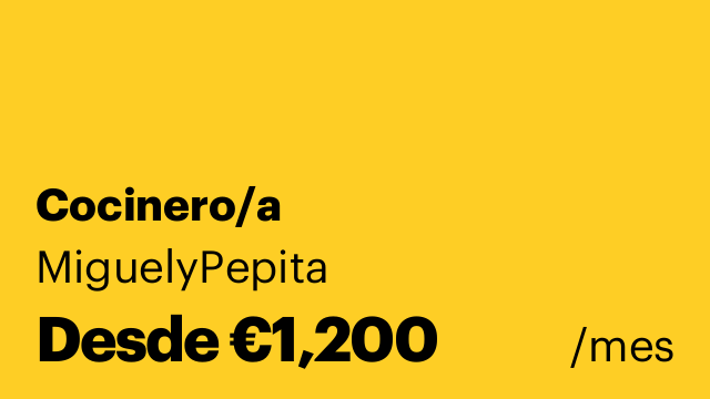 Cocinero/a