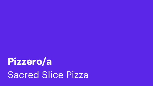 Pizzero/a