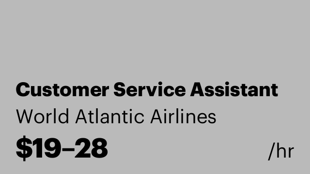 Customer Service Assistant