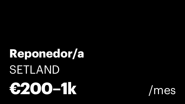 Reponedor/a