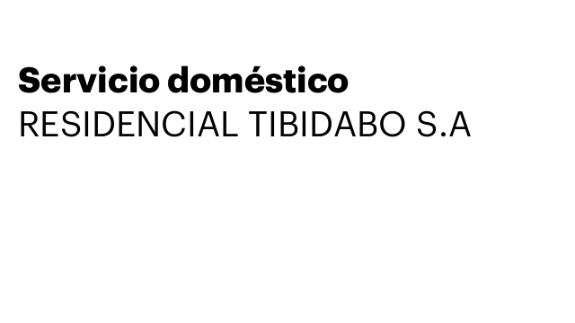 Servicio doméstico